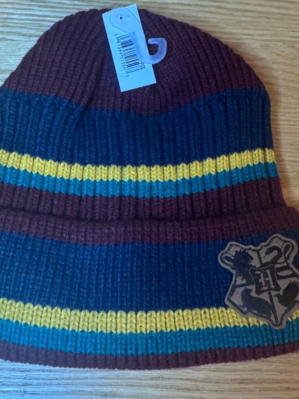 Harry Potter Warm Winter Hat Adult One Size Fits Most Beanie 8 X 8 Inch